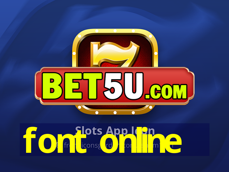 font online